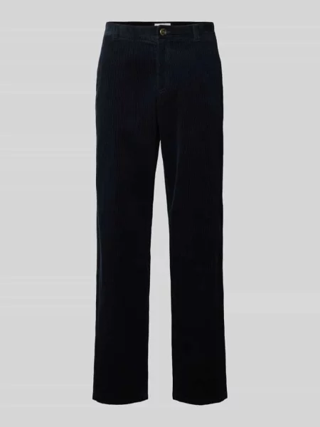 Spodnie sztruksowe o kroju straight fit model ‘Kody’ Les Deux
