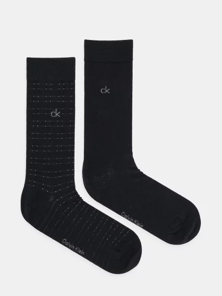 Чорапи Calvin Klein 2 чифта черно