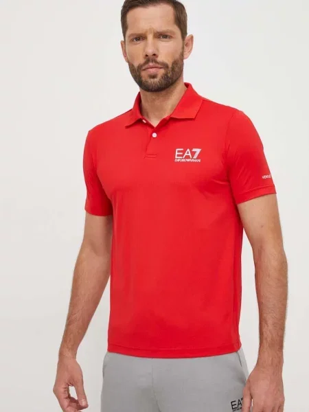 Póló Ea7 Emporio Armani piros