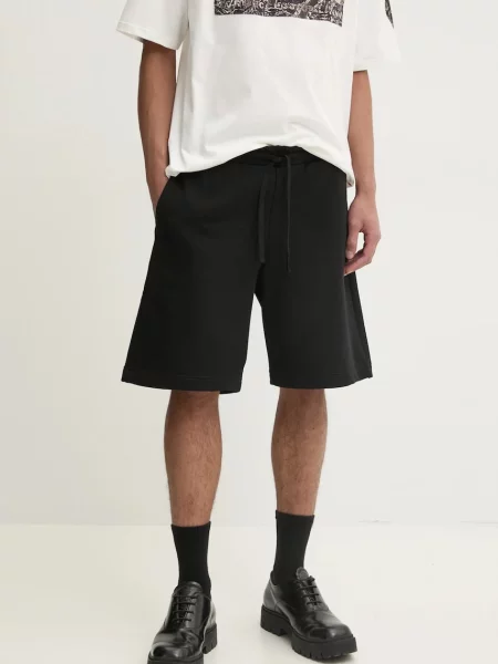 Diesel rövidnadrág P-CROWN-DOVAL-PJ SHORTS férfi fekete