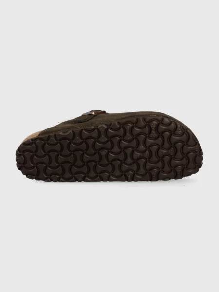Замшевые шлепанцы Birkenstock