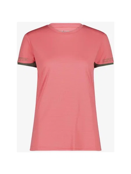 Koszulka CMP Light Polyester krótki rękaw chicle różowa