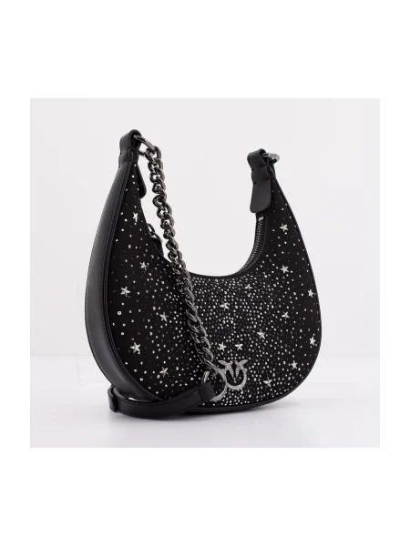 Rucsac Pinko din piele negru