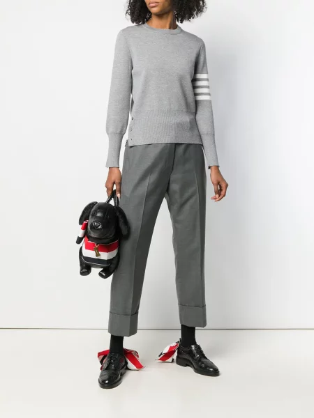 Kalhoty Thom Browne šedé