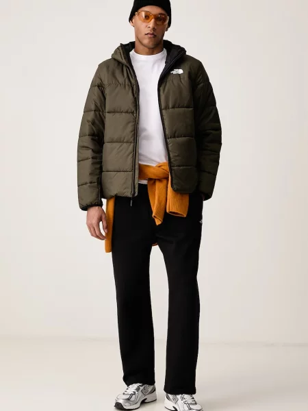 The North Face geacă matlasată pentru bărbați NSE verde