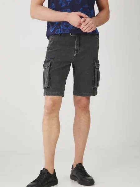 Дънков къс панталон Medicine сиво синьо