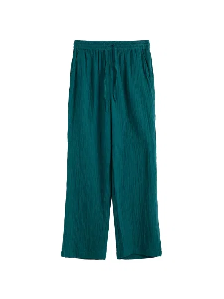 Seasalt Cornwall Pantaloni Tide Flow petrol verde
