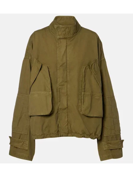 Geanta de piele The Attico verde