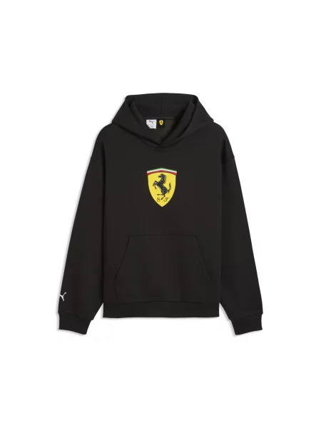 PUMA bluza z kapturem Ferrari ColouCzerwony Shield z dzianiny Akcesoria S czarny