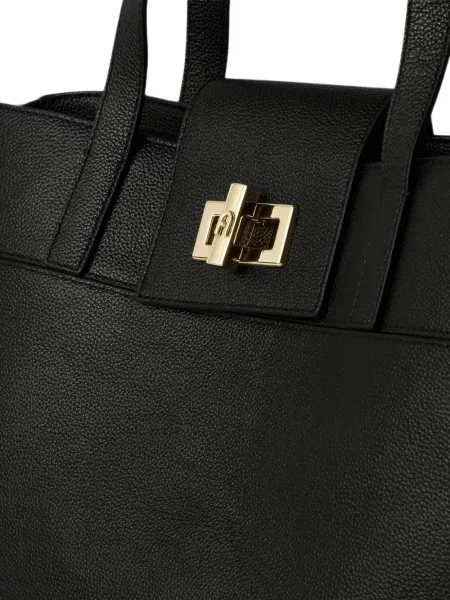 Geantă shopper Furla din piele negru