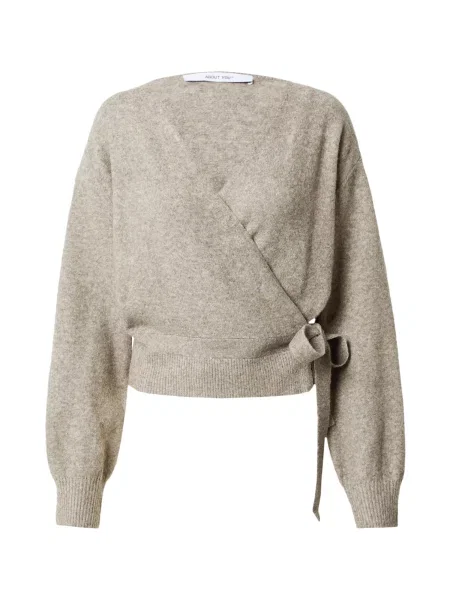 ABOUT YOU Geacă tricotată amestecat maro