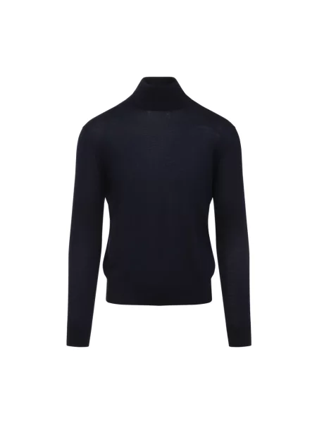 Sweter Saint Laurent z kaszmiru elegancki niebieski