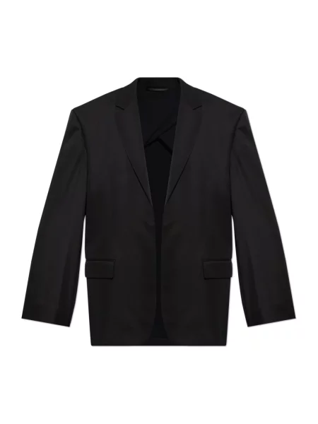 Marynarka Balenciaga wełniana czarna