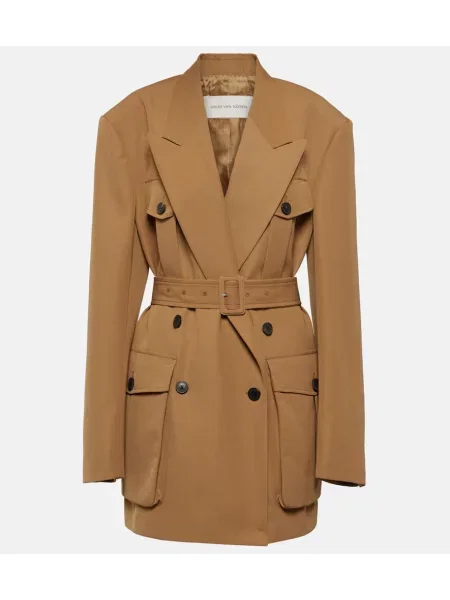 Geacă Dries Van Noten maro