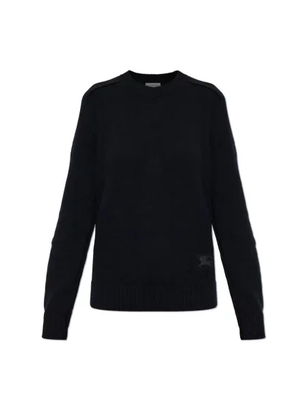 Sweter Burberry czarny