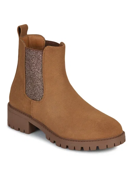 Pantofi Only din nubuc maro