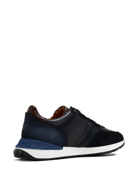 Sneakerși Magnanni din piele de căprioară albastru