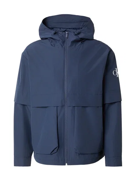 Calvin Klein Jeans Prehodna jakna mornarska bela