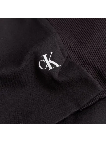 Bluza z kapturem Calvin Klein czarna
