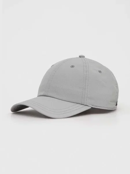 Шапка с козирка Casall с изчистен дизайн сиво