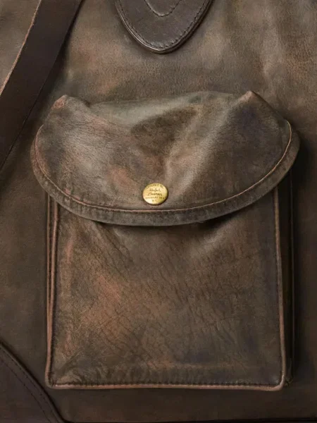 Geantă Ralph Lauren Rrl maro