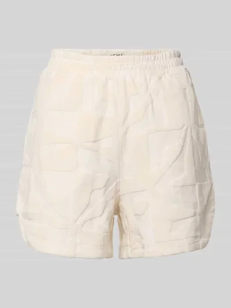 Bermudy z elastycznym pasem model NABI' Ichi białe