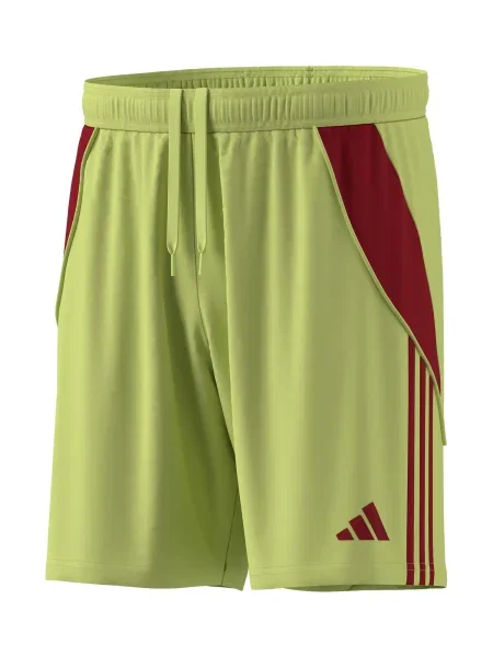 ADIDAS PERFORMANCE Pantaloni sport galben / burgundy roșu