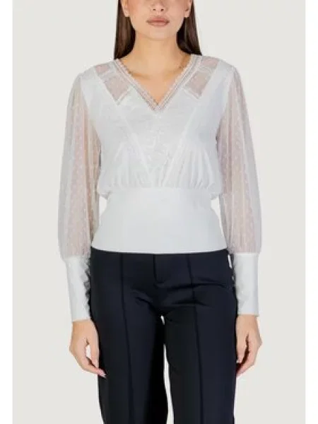 Bluza Morgan De Toi s čipko bela