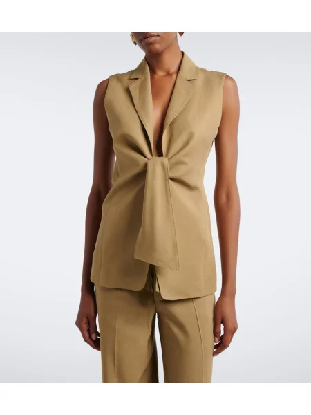 Vestă Max Mara de in verde