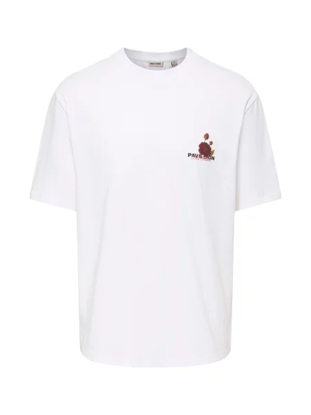 Only & Sons Tricou ONSNATURE galben curry / verde iarbă / roșu bordeaux alb