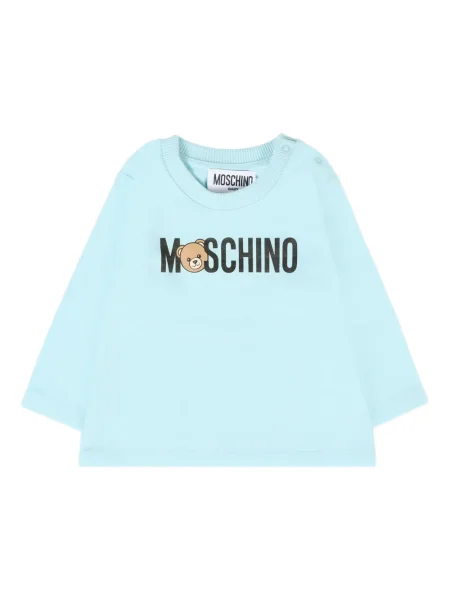 Koszulka dziecięca Moschino niebieska