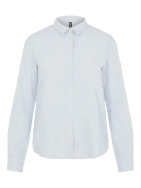 PIECES Bluză Irena deschis albastru