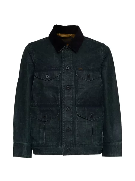 Gulerat geacă Filson de catifea cord verde