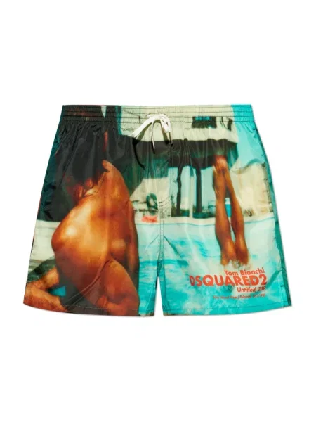 Kąpielówki Dsquared2 z nadrukiem