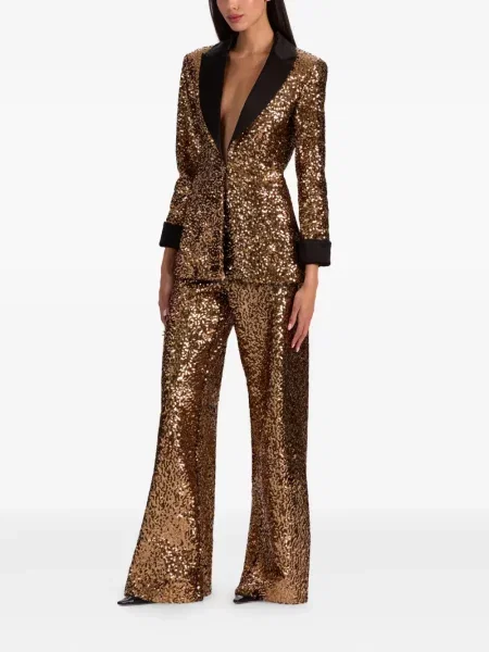 Sacou Alice + Olivia cu paiete auriu
