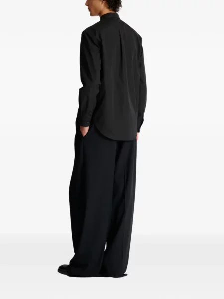 Cămașă Balmain din poplin negru