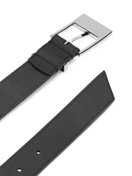 Cu centură curea Karl Lagerfeld Jeans din piele negru