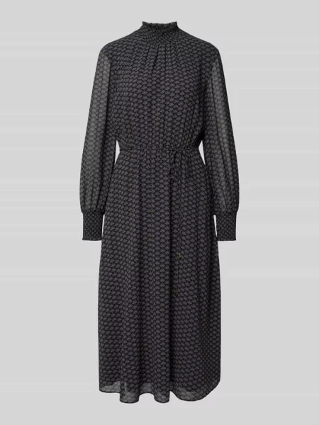 Sukienka midi z falbaniastą stójką Jake*s Collection