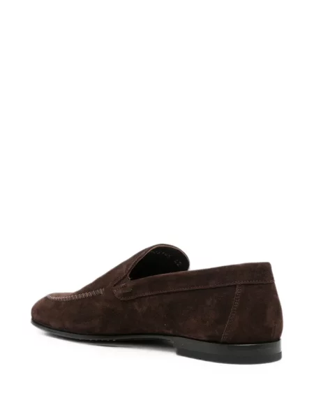 Pantofi loafer John Harrison din piele de căprioară maro
