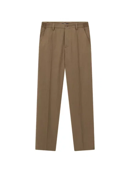 Pantaloni Boggi Milano de lână maro