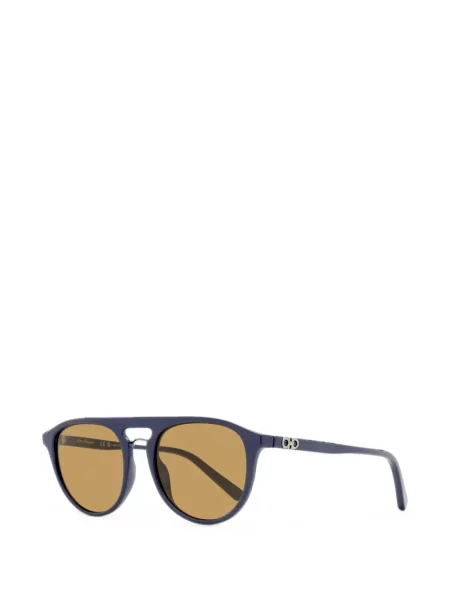 Okulary przeciwsłoneczne Ferragamo Eyewear niebieskie