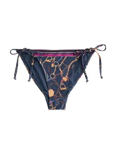 Next Slip costum de baie / albastru marin / maro / lila bej