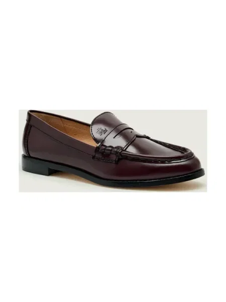 LAUREN RALPH LAUREN De piele pantofi loafer WYNNIE bordo