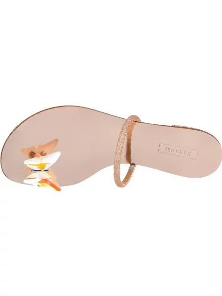 Шлепанцы Casadei золотые