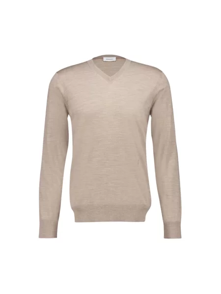 Sweter Ferragamo wełniany beżowy
