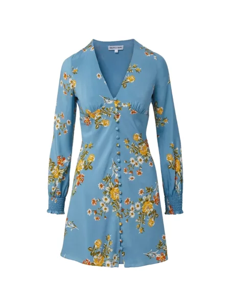 Rochie Veronica Beard cu model floral cu imagine albastru