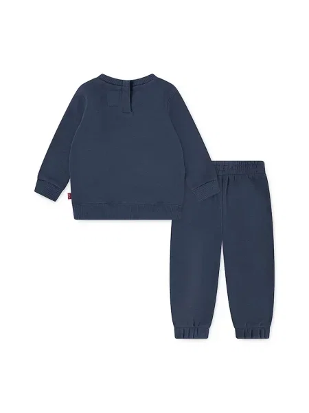 Levi's komplet trenirka za bebe s pamukom HOODIE & JOGGER SET plava