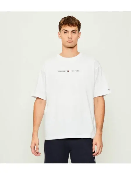 Tommy Hilfiger Underwear Trikó és alsó póló tengerészkék / piros fehér