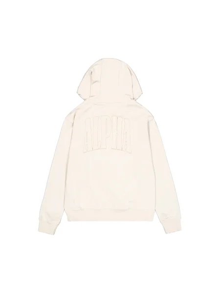 Geacă Alpha Industries de lână alb