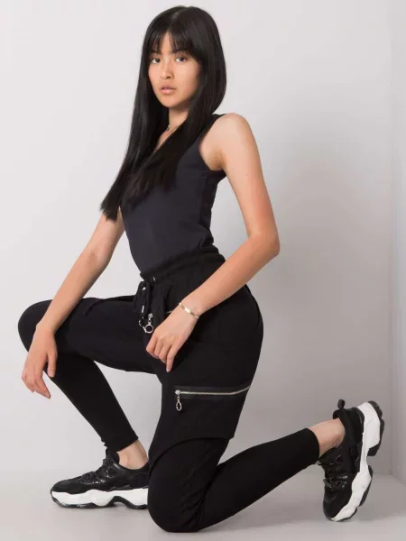 Spodnie dresowe Ex Moda czarne